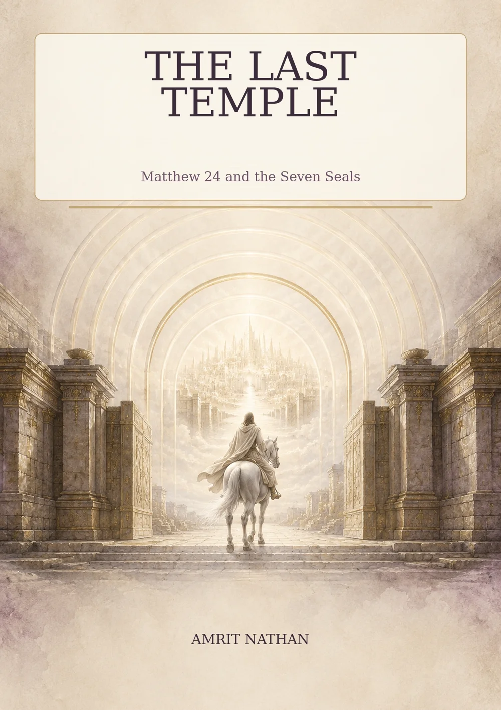 Actual cover of The Last Temple.